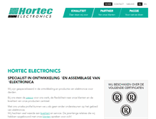 Tablet Screenshot of hortec.nl